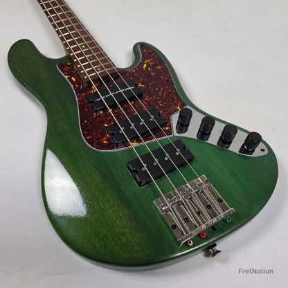 McGrath J-Style Thunderhorse IV 4-String Bass Nordstrand 12-Way Tilt - British Racing Green 9.02lbs