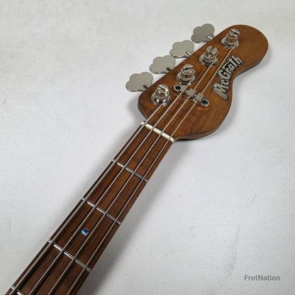 McGrath J-Style Thunderhorse IV 4-String Bass Nordstrand 12-Way Tilt - British Racing Green 9.02lbs
