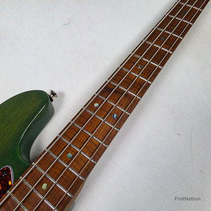 McGrath J-Style Thunderhorse IV 4-String Bass Nordstrand 12-Way Tilt - British Racing Green 9.02lbs
