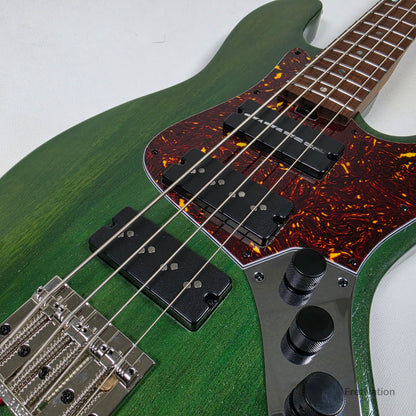 McGrath J-Style Thunderhorse IV 4-String Bass Nordstrand 12-Way Tilt - British Racing Green 9.02lbs