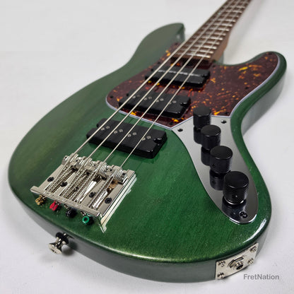McGrath J-Style Thunderhorse IV 4-String Bass Nordstrand 12-Way Tilt - British Racing Green 9.02lbs