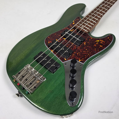 McGrath J-Style Thunderhorse IV 4-String Bass Nordstrand 12-Way Tilt - British Racing Green 9.02lbs
