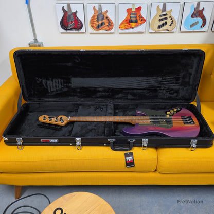McGrath J-Style Thumper Short Scale 4-String Bass EMG Passive - Passion Fruit 8.72lbs