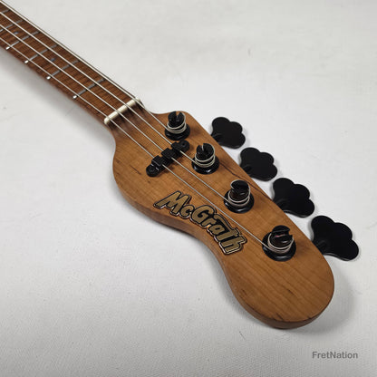 McGrath J-Style Thumper Short Scale 4-String Bass EMG Passive - Passion Fruit 8.72lbs