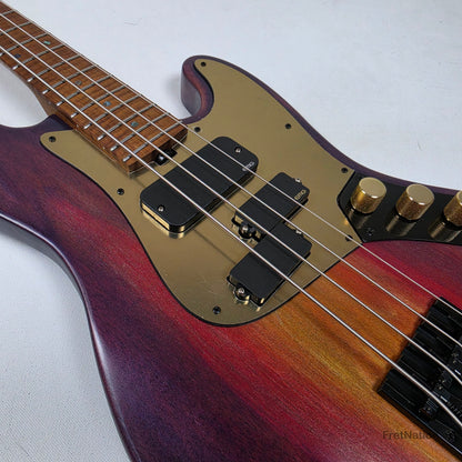 McGrath J-Style Thumper Short Scale 4-String Bass EMG Passive - Passion Fruit 8.72lbs