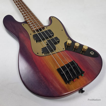 McGrath J-Style Thumper Short Scale 4-String Bass EMG Passive - Passion Fruit 8.72lbs