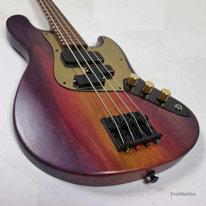 McGrath J-Style Thumper Short Scale 4-String Bass EMG Passive - Passion Fruit 8.72lbs