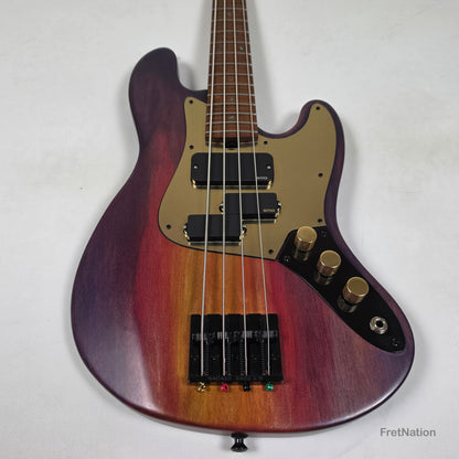 McGrath J-Style Thumper Short Scale 4-String Bass EMG Passive - Passion Fruit 8.72lbs