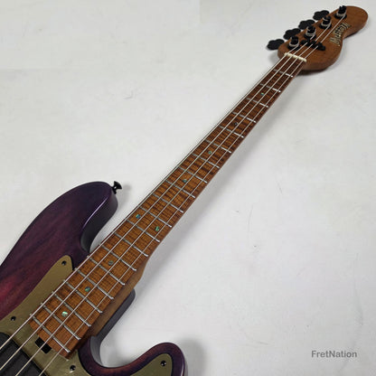 McGrath J-Style Thumper Short Scale 4-String Bass EMG Passive - Passion Fruit 8.72lbs