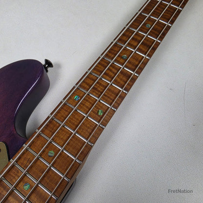 McGrath J-Style Thumper Short Scale 4-String Bass EMG Passive - Passion Fruit 8.72lbs