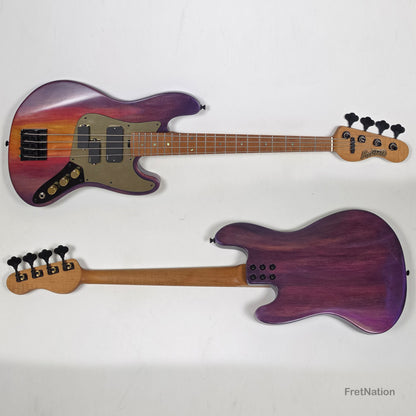McGrath J-Style Thumper Short Scale 4-String Bass EMG Passive - Passion Fruit 8.72lbs