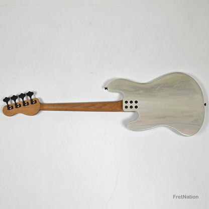 McGrath J-Style Thumper Short Scale 4-String Bass EMG Passive - White Sands 10.16lbs