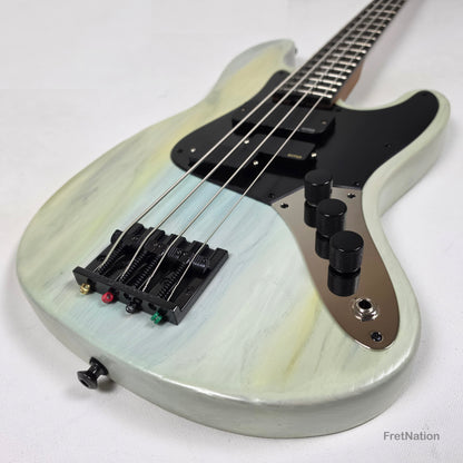 McGrath J-Style Thumper Short Scale 4-String Bass EMG Passive - White Sands 10.16lbs