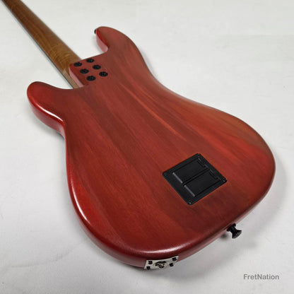 McGrath P-Style MM/J 4-String Bass EMG 12-Way - Red Flame 8.72lbs