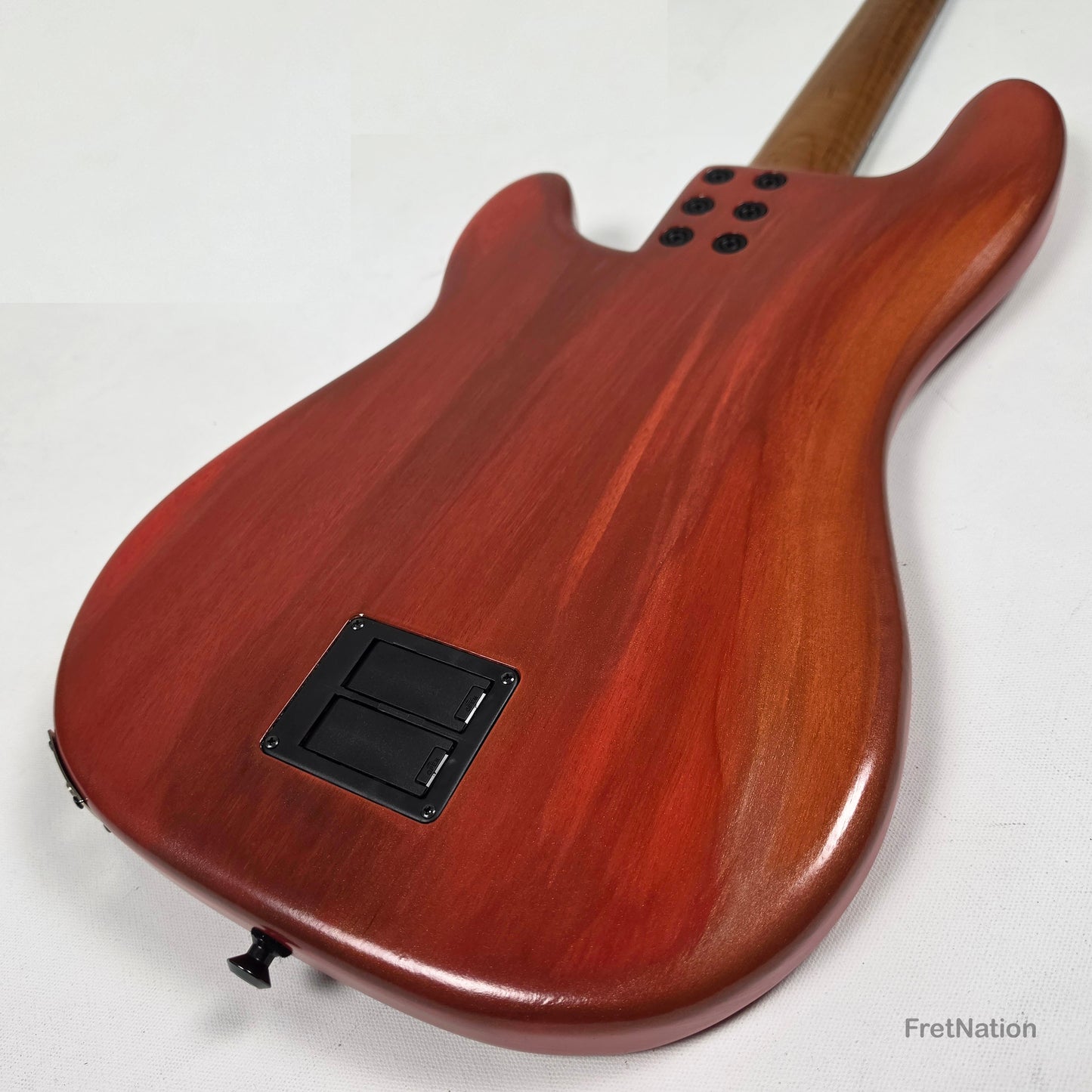 McGrath P-Style MM/J 4-String Bass EMG 12-Way - Red Flame 8.72lbs
