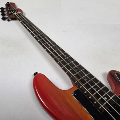 McGrath P-Style MM/J 4-String Bass EMG 12-Way - Red Flame 8.72lbs