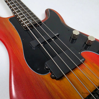 McGrath P-Style MM/J 4-String Bass EMG 12-Way - Red Flame 8.72lbs