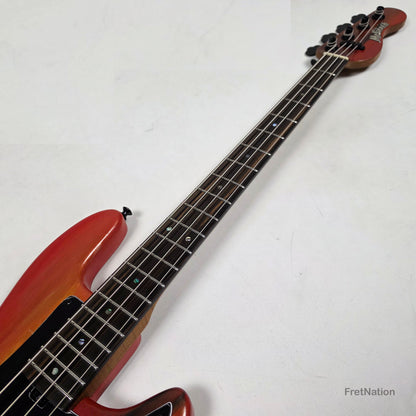 McGrath P-Style MM/J 4-String Bass EMG 12-Way - Red Flame 8.72lbs