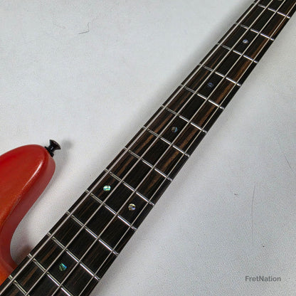 McGrath P-Style MM/J 4-String Bass EMG 12-Way - Red Flame 8.72lbs