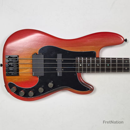 McGrath P-Style MM/J 4-String Bass EMG 12-Way - Red Flame 8.72lbs
