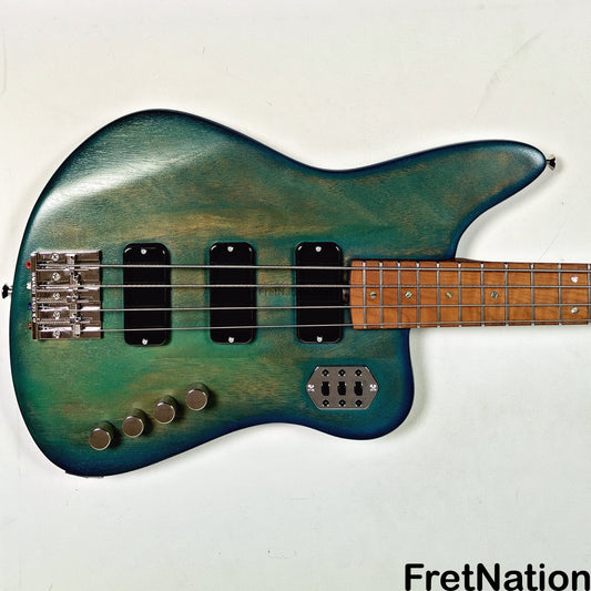 McGrath Guitars McGrath Rebel 4-String Bass - Surf Blue 9.08lbs NAMM 2026
