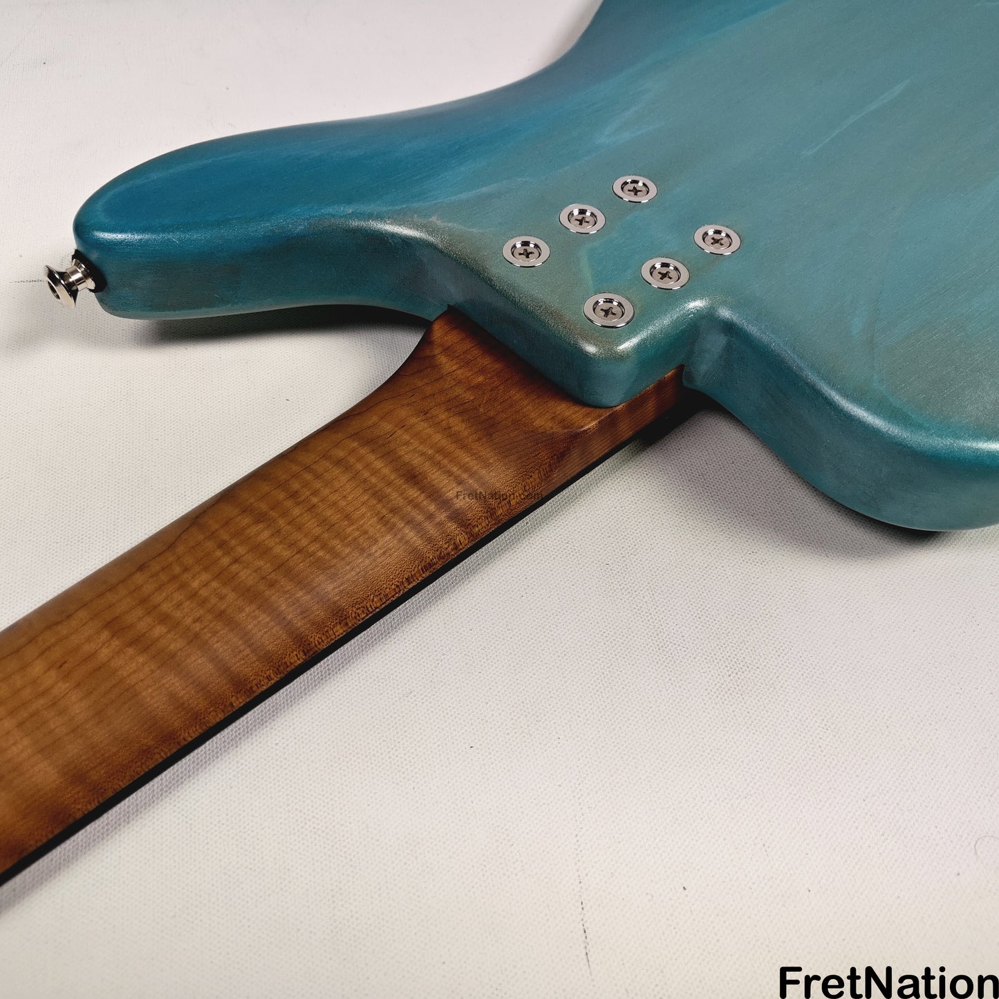 McGrath Guitars McGrath Rebel 5-String Bass - Pool Blue 10.36lbs