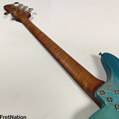 McGrath Guitars McGrath Rebel 5-String Bass - Pool Blue 10.36lbs