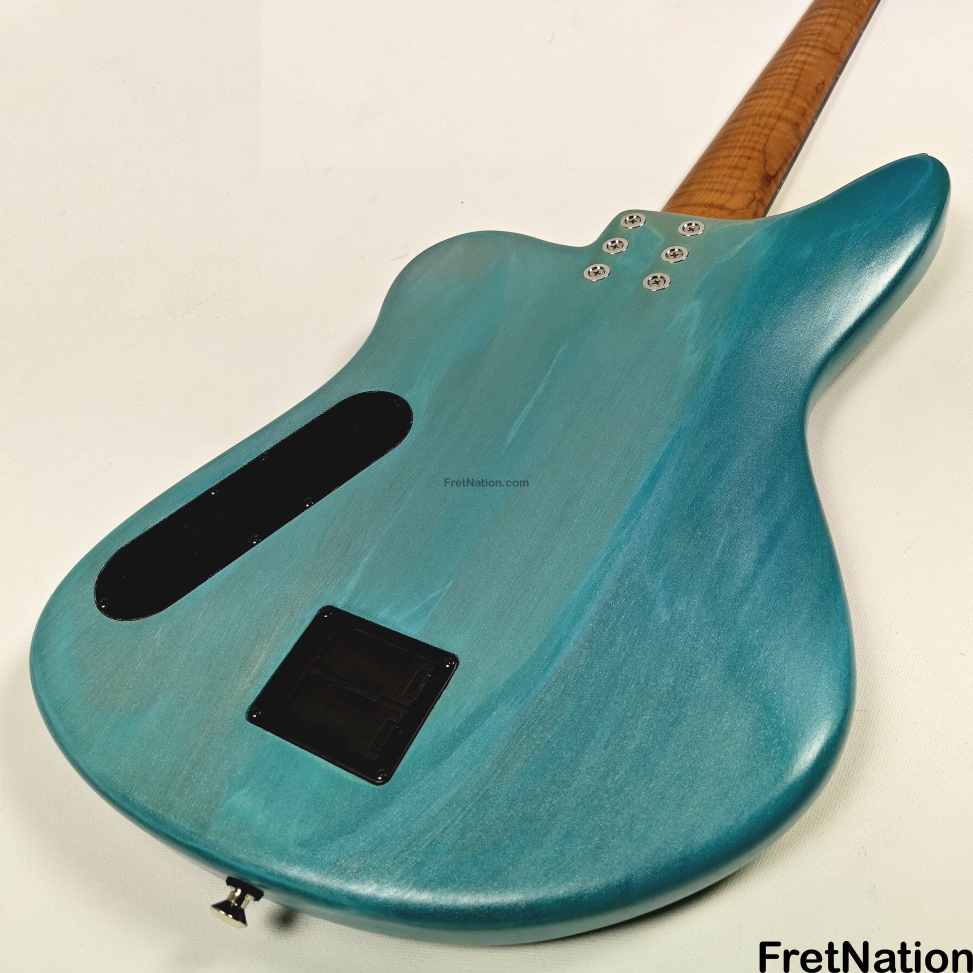 McGrath Guitars McGrath Rebel 5-String Bass - Pool Blue 10.36lbs