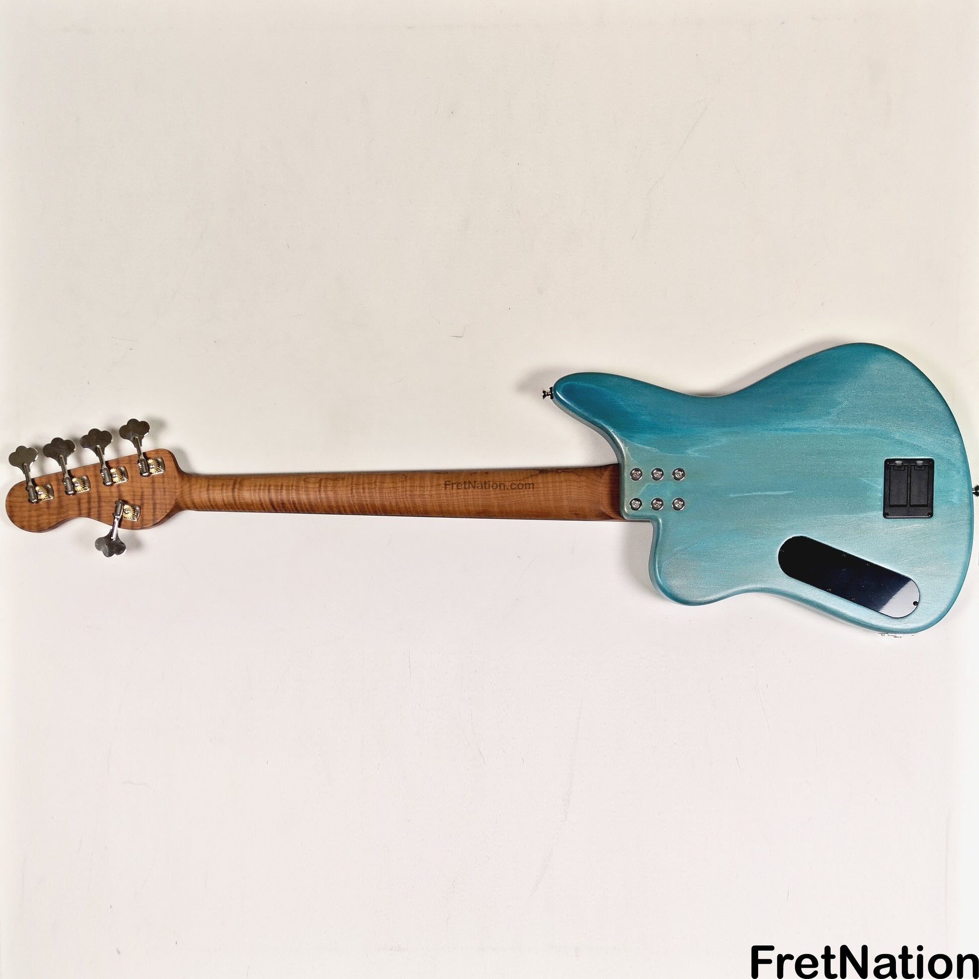 McGrath Guitars McGrath Rebel 5-String Bass - Pool Blue 10.36lbs