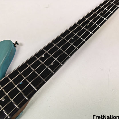 McGrath Guitars McGrath Rebel 5-String Bass - Pool Blue 10.36lbs