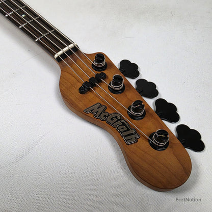 McGrath Thumper Short Scale 4-String Bass Nordstrand Passive - Damascus 8.96lbs