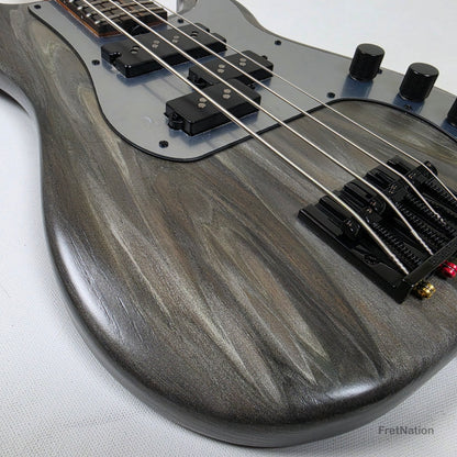 McGrath Thumper Short Scale 4-String Bass Nordstrand Passive - Damascus 8.96lbs