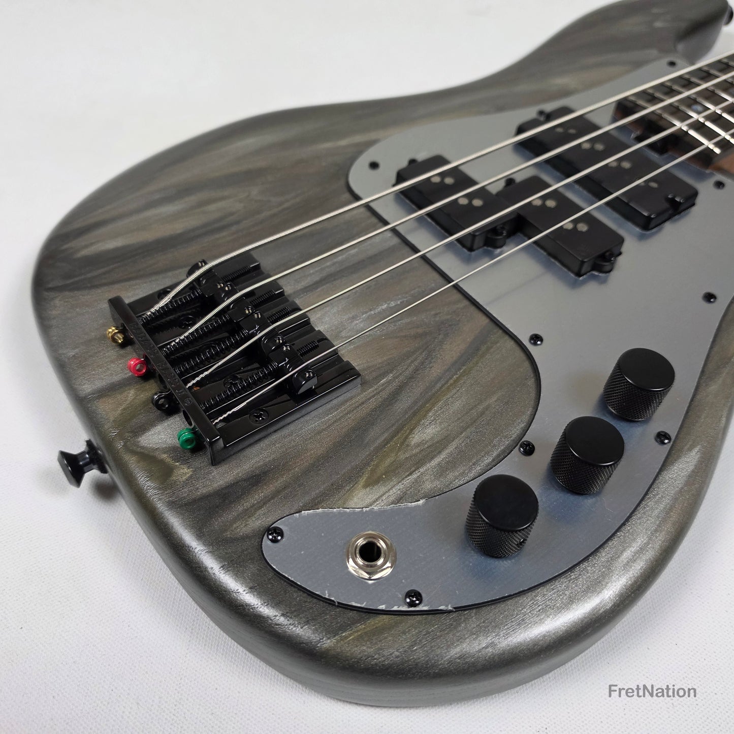 McGrath Thumper Short Scale 4-String Bass Nordstrand Passive - Damascus 8.96lbs