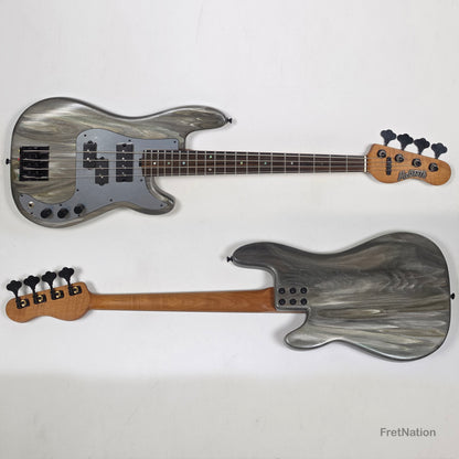 McGrath Thumper Short Scale 4-String Bass Nordstrand Passive - Damascus 8.96lbs