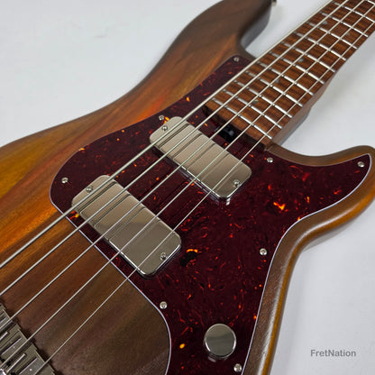 McGrath Thumper Medium Scale 5-String Bass Fralin Passive - Whiskey 9.04lbs