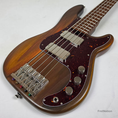 McGrath Thumper Medium Scale 5-String Bass Fralin Passive - Whiskey 9.04lbs