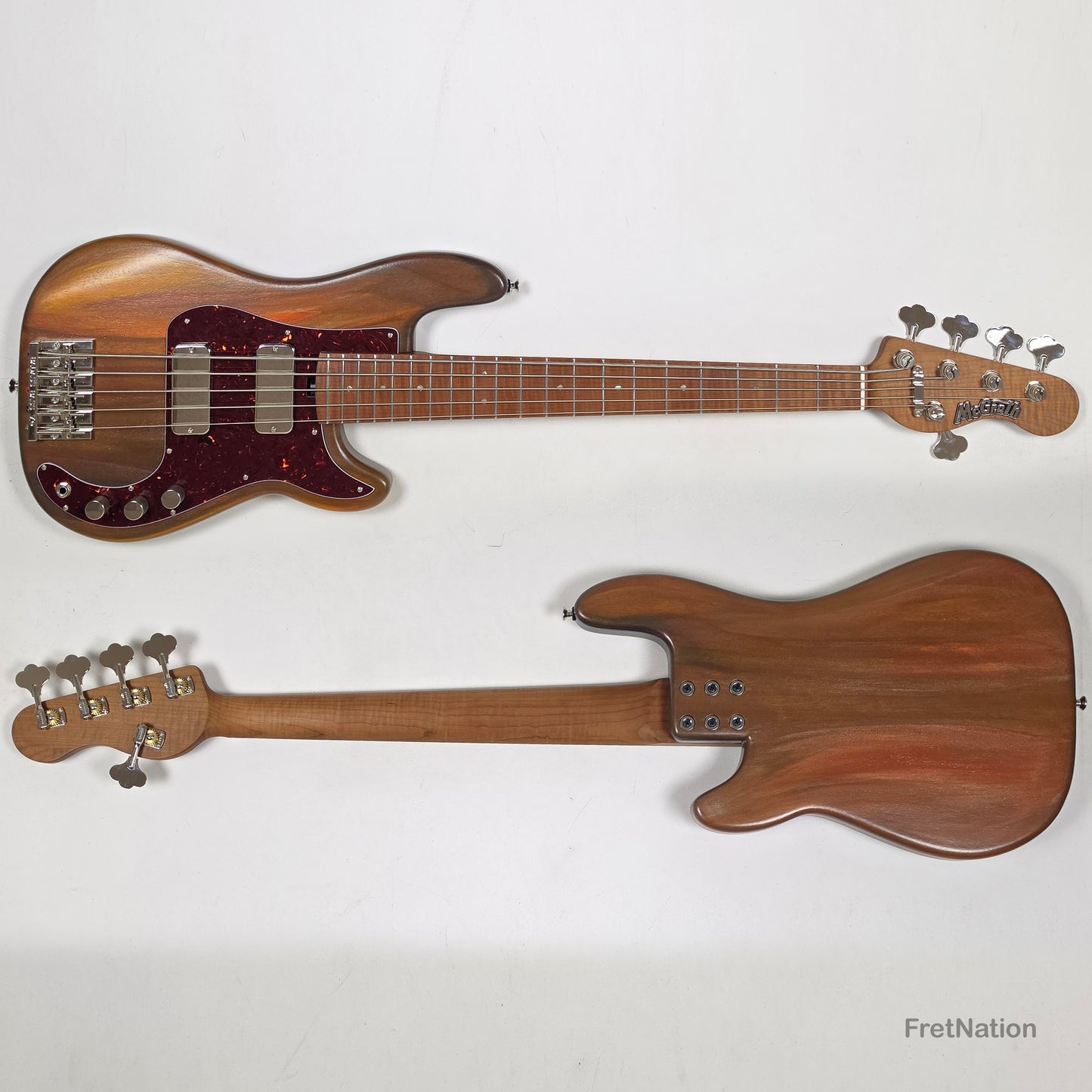 McGrath Thumper Medium Scale 5-String Bass Fralin Passive - Whiskey 9.04lbs