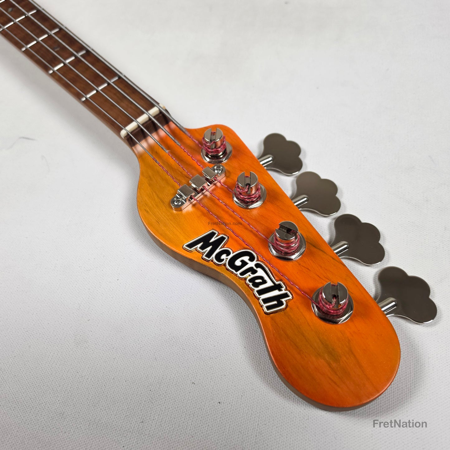 McGrath Guitars McGrath Thunderhorse IV 4-String Bass EMG - Creamsicle 8.32lbs
