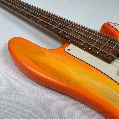 McGrath Guitars McGrath Thunderhorse IV 4-String Bass EMG - Creamsicle 8.32lbs