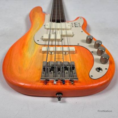 McGrath Guitars McGrath Thunderhorse IV 4-String Bass EMG - Creamsicle 8.32lbs
