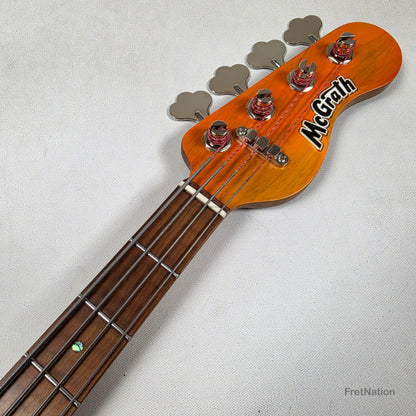 McGrath Guitars McGrath Thunderhorse IV 4-String Bass EMG - Creamsicle 8.32lbs
