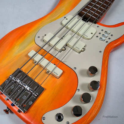 McGrath Guitars McGrath Thunderhorse IV 4-String Bass EMG - Creamsicle 8.32lbs