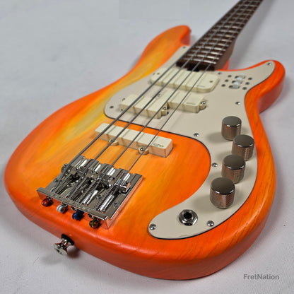 McGrath Guitars McGrath Thunderhorse IV 4-String Bass EMG - Creamsicle 8.32lbs