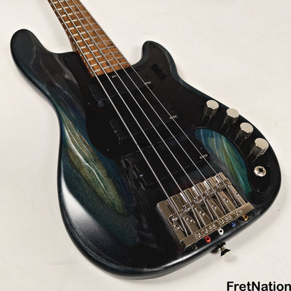 McGrath Guitars McGrath Thunderhorse V 5-String Bass EMG HZ - Black Sands 9.56lbs