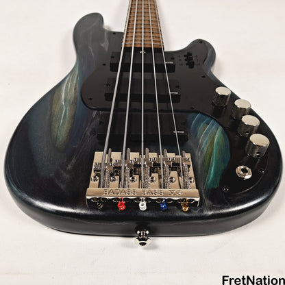 McGrath Guitars McGrath Thunderhorse V 5-String Bass EMG HZ - Black Sands 9.56lbs