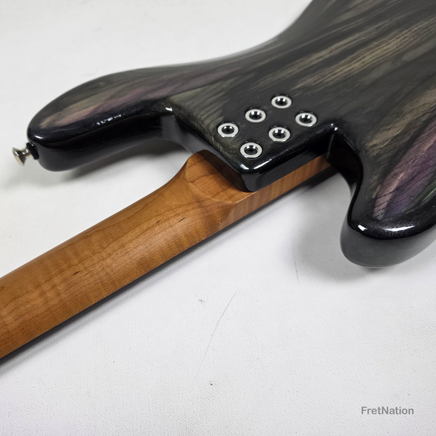 McGrath Thunderhorse IV 4-String Bass Nordstrand 12-Way Tilt-EQ - Galactic Purple 9.16lbs