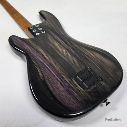 McGrath Thunderhorse IV 4-String Bass Nordstrand 12-Way Tilt-EQ - Galactic Purple 9.16lbs