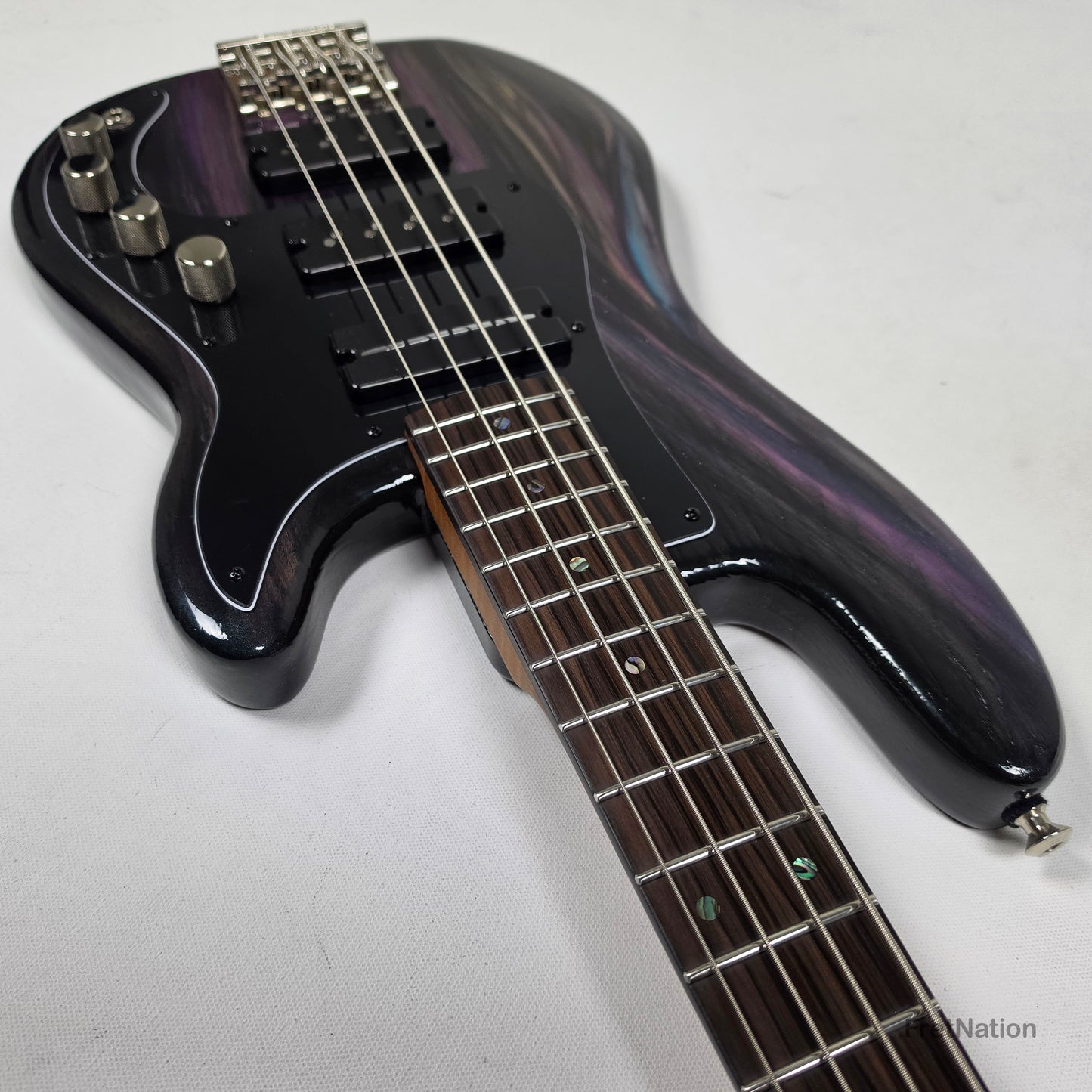 McGrath Thunderhorse IV 4-String Bass Nordstrand 12-Way Tilt-EQ - Galactic Purple 9.16lbs
