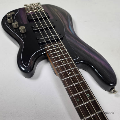 McGrath Thunderhorse IV 4-String Bass Nordstrand 12-Way Tilt-EQ - Galactic Purple 9.16lbs