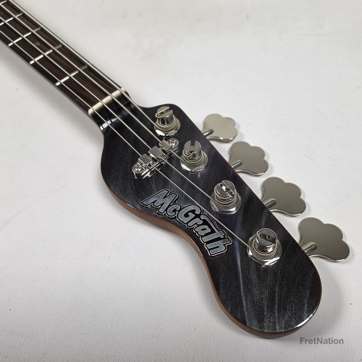 McGrath Thunderhorse IV 4-String Bass Nordstrand 12-Way Tilt-EQ - Galactic Purple 9.16lbs